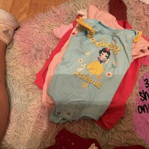 7 Pairs 3-6 Month Short Sleeve Onesies